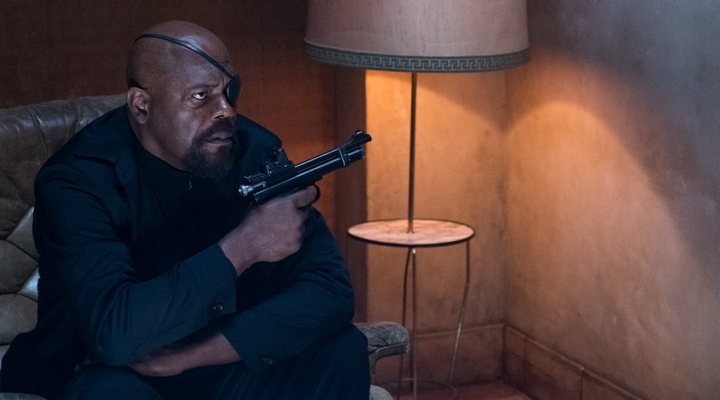  Samuel L. Jackson como Nick Furia en 'Spider-Man: Lejos de casa (2019)'