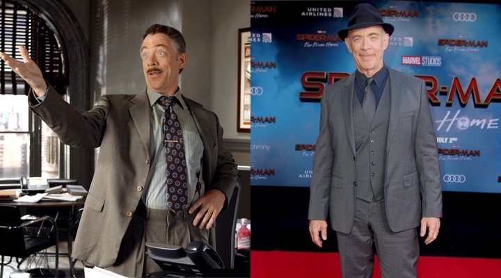 J.K. Simmons como J. Jonah Jameson