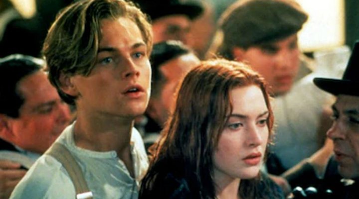 Leonardo DiCaprio y Kate Winslet en 'Titanic'