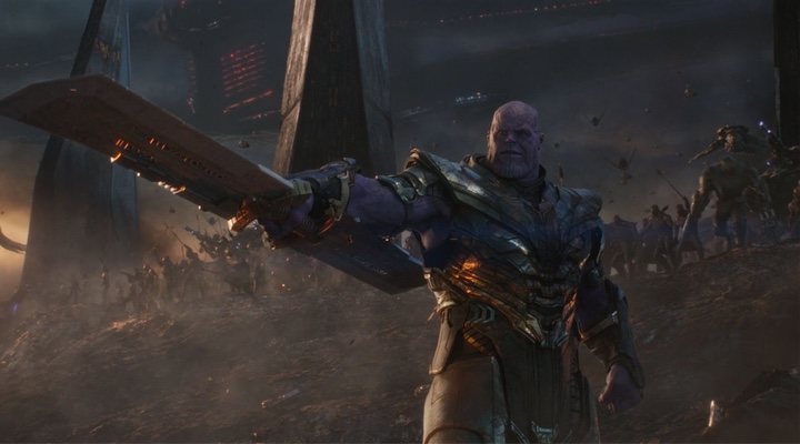 Thanos en 'Vengadores: Endgame'