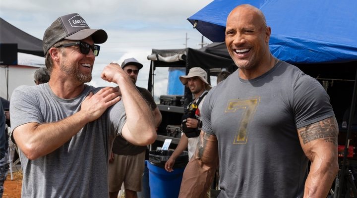 David Leitch y Dwayne Johnson