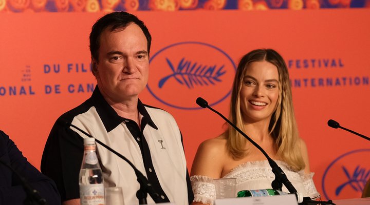 Quentin Tarantino y Margot Robbie