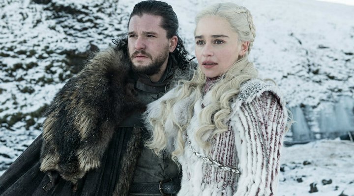 Kit Harington y Emilia Clarke en 'Juego de Tronos'