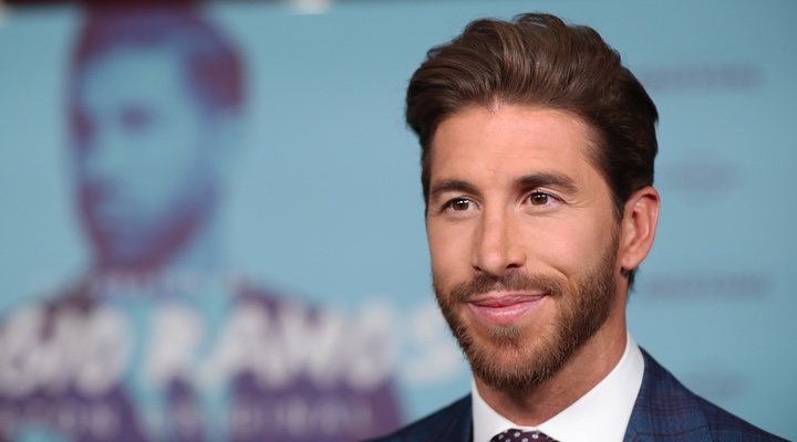 Sergio Ramos en la presentación de su documental