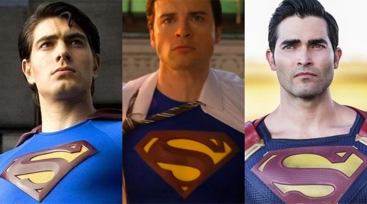 Brandon Routh, Tom Welling y Tyler Hoechlin