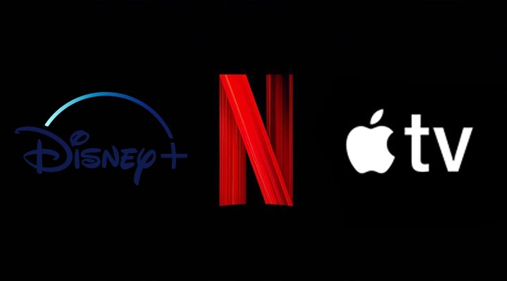 Netlix, Apple TV+ y Disney plus