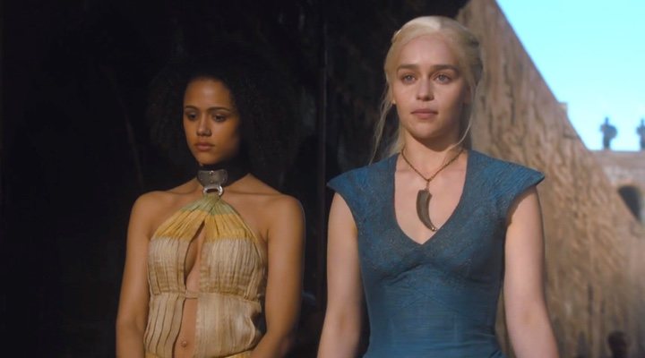 Emilia Clarke (Daenerys) y Nathalie Emmanuel (Missandei) forman una parte del equipo Targaryen