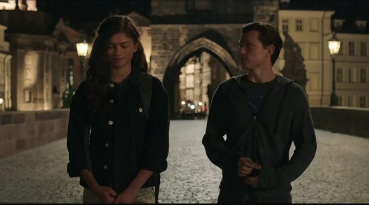 Tom Holland y Zendya en 'Spider-Man: Lejos de Casa'