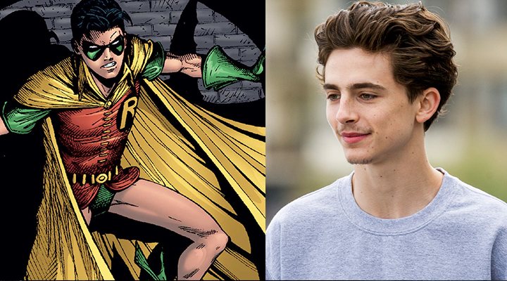 Timothée Chalamet como Robin