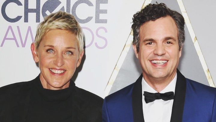 'Ellen y Mark Ruffalo'