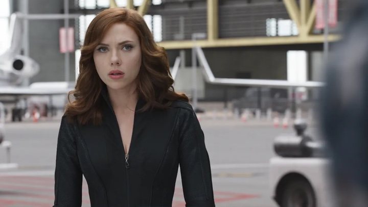 Scarlett Johansson en 'Capitan America Civil War'