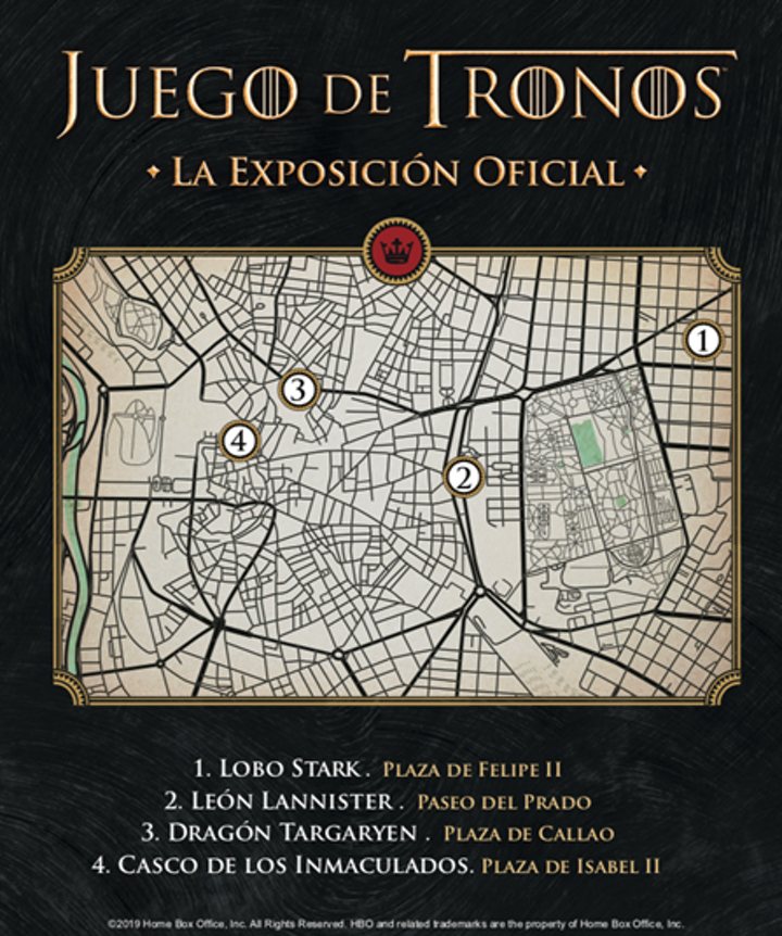 Esculturas de Juego de Tronos