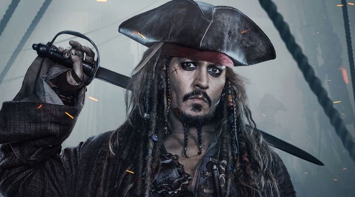 Johnny Depp como Jack Sparrow