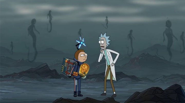 Rick y Morty promocionando el ultimo videojuego de Hideo Kojima, 'Death Stranding'