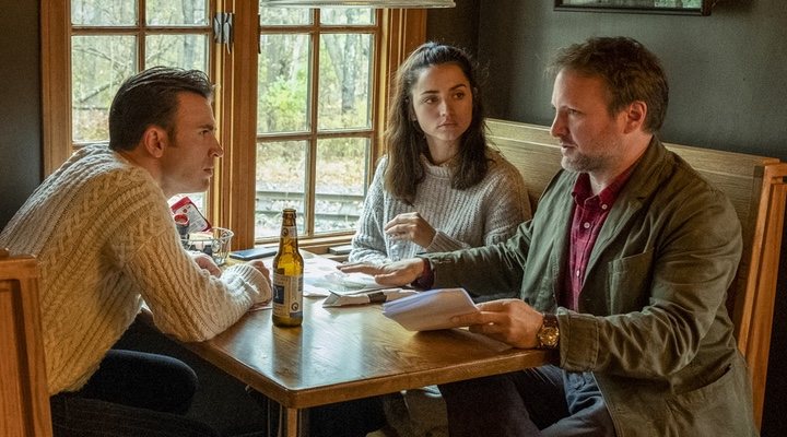  Rian Johnson, Daniel Craig y Ana de Armas en el rodaje de 'Puñales por la espalda'