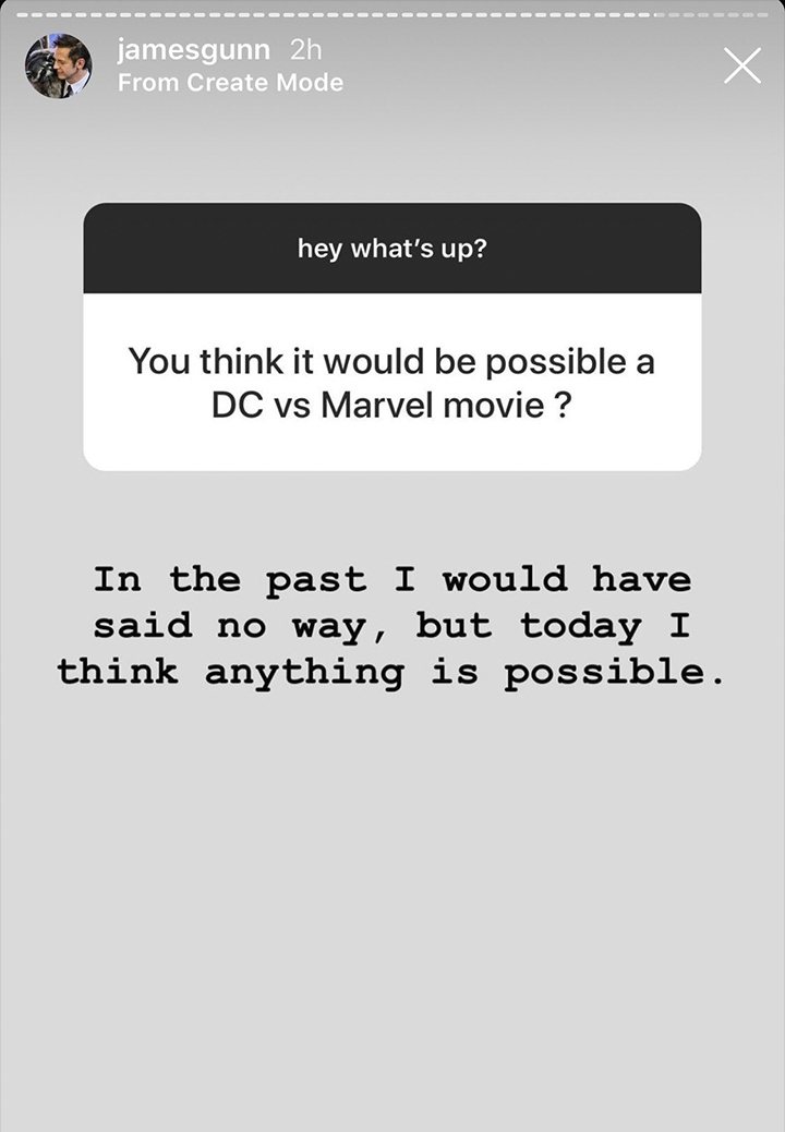 James Gunn, película DC y Marvel