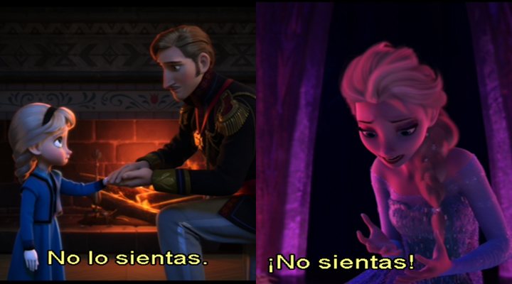 'Elsa y la represión de los sentimientos'