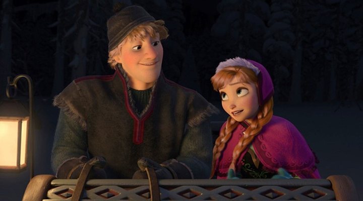 'Anna y Kristoff en 'Frozen''