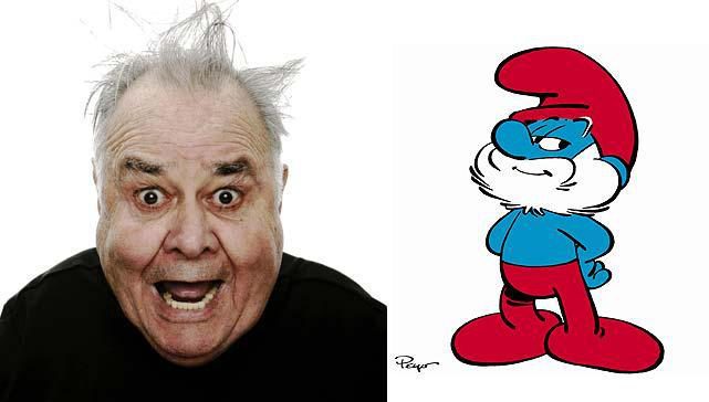 Jonathan Winters será Papá Pitufo