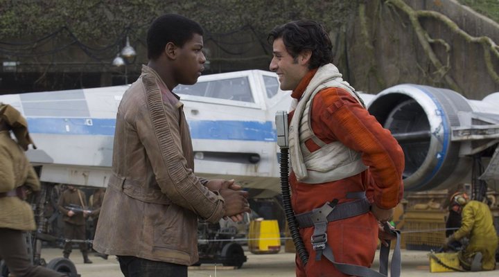  Finn y Poe en 'Star Wars: El Despertar de la Fuerza'