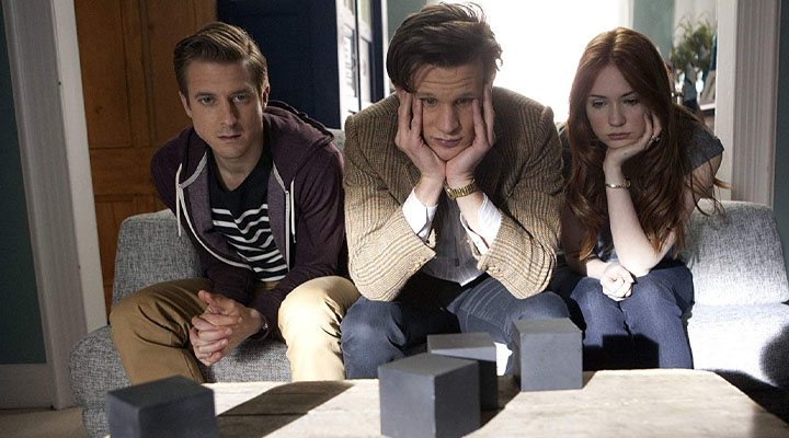 Karen Gillan, Matt Smith y Arthur Darvill en 'Doctor Who'