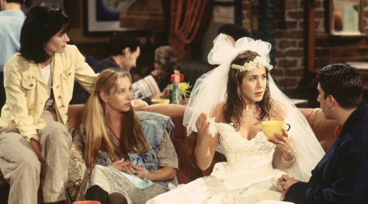 Todo empezó cuando Rachel Green (Jennifer Aniston) huyó de su propia boda