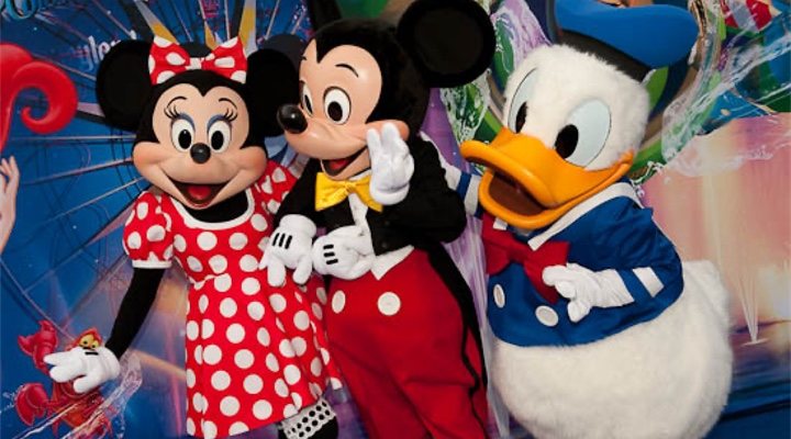 Mickey, Minnie y Donald