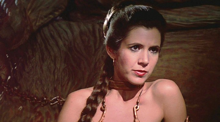 Carrie Fisher en 'Star Wars: El retorno del Jedi'