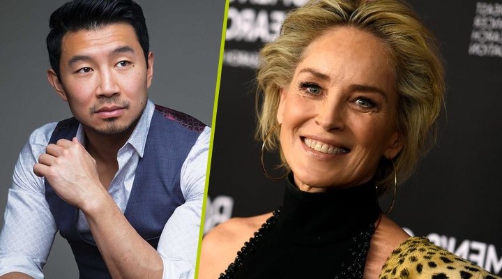  Simu Liu y Sharon Stone