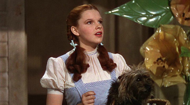 Judy Garland en 'El mago de Oz'