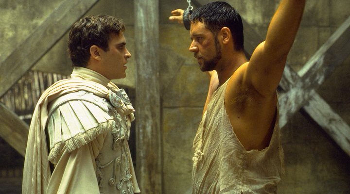 Joaquin Phoenix Russell Crowe 'Gladiator'