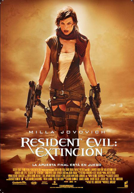 Cartel y tráiler en castellano de 'Resident Evil: Extinción'