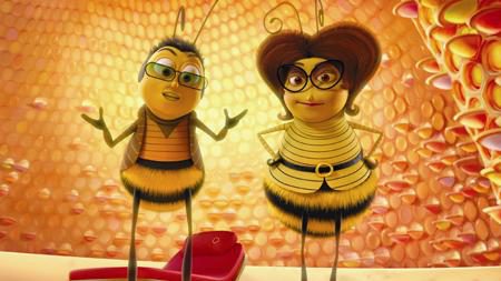 Unas cuantas imágenes de 'Bee movie'