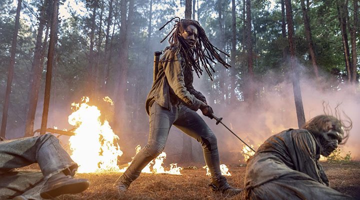 Danai Gurira en la décima temporada de 'The Walking Dead'