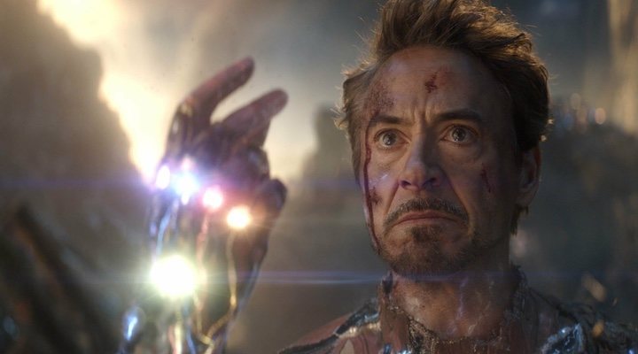  Robert Downey Jr. como Iron Man en 'Vengadores: Endgame'