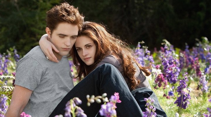  Robert Pattinson y Kristen Stewart en la saga 'Crepúsculo'