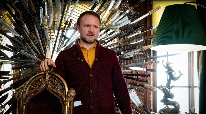  Rian Johnson en el set de rodaje de 'Puñales por la espalda (2019)'