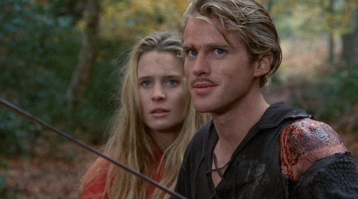  Robin Wright y Cary Elwes en 'La princesa prometida' (1987)