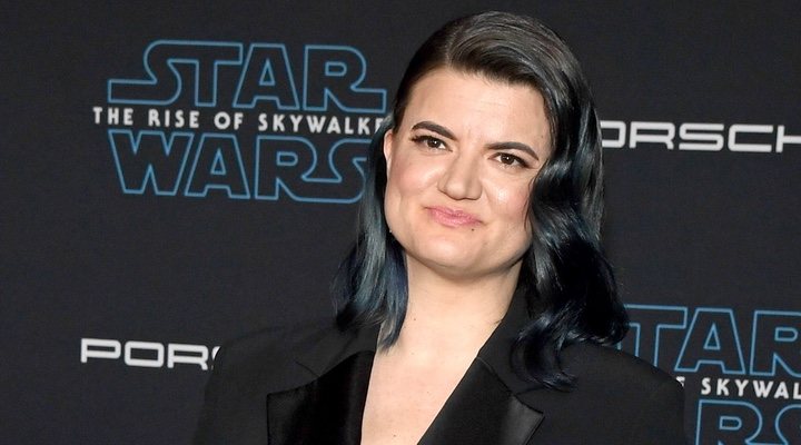  Leslye Headland, co-creadora de 'Muñeca rusa' en la alfombra de 'Star Wars: El Ascenso de Skywalker'