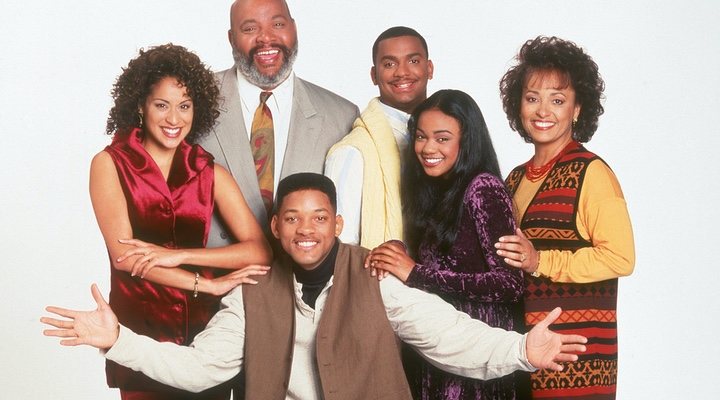  El elenco de 'El príncipe de Bel-Air' en una imagen promocional de la serie