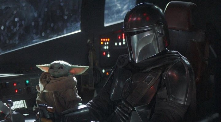  Baby Yoda y el mandaloriano en 'The Mandalorian'