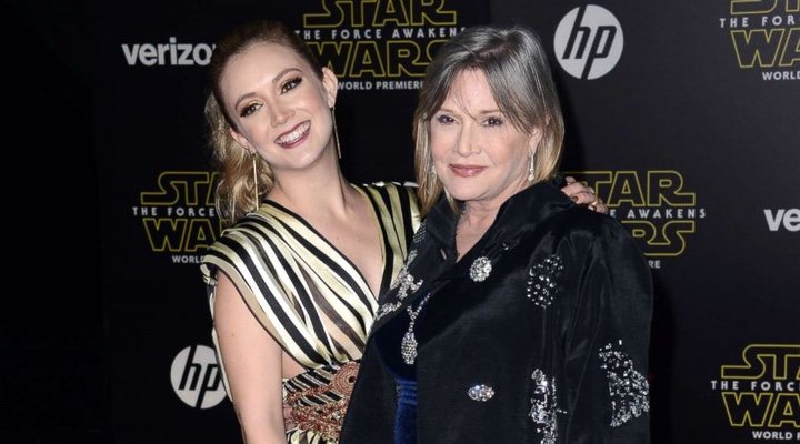 Billie Lourd homenajea a Carrie Fisher