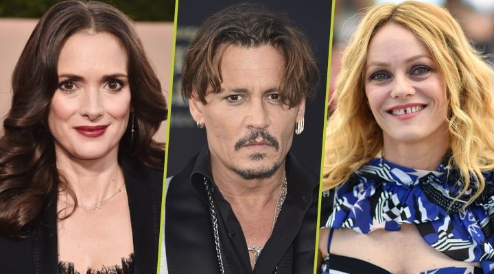  Winona Ryder, Johnny Depp y Vanessa Paradis