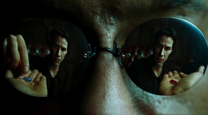  Keanu Reeves en 'Matrix'