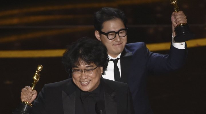 Bong Joon-Ho en los Oscar 2020