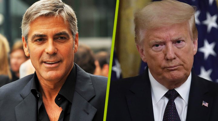 George Clooney y Donald Trump