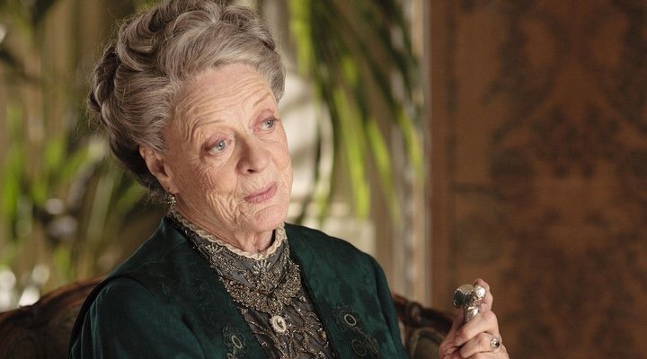  Maggie Smith en Downton Abbey