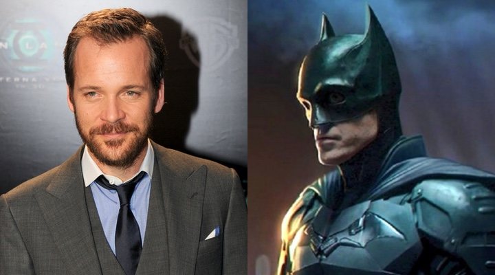 Peter Sarsgaard y Robert Pattinson en 'The Batman'