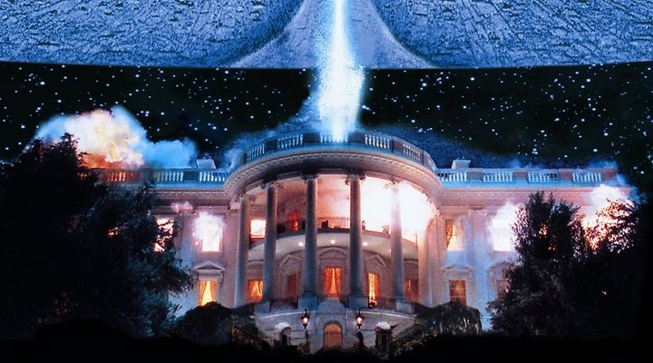  Imagen de la destrucción de la Casa Blanca en 'Independence Day' (1996)