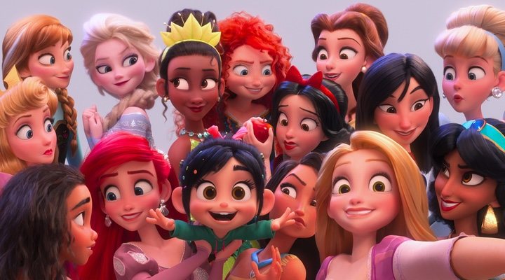  Todas las princesas Disney en 'Ralph Rompe Internet' (2018)